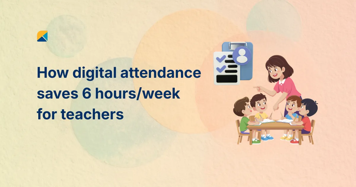 How Digital Attendance Saves 6 Hours/Week for Teachers